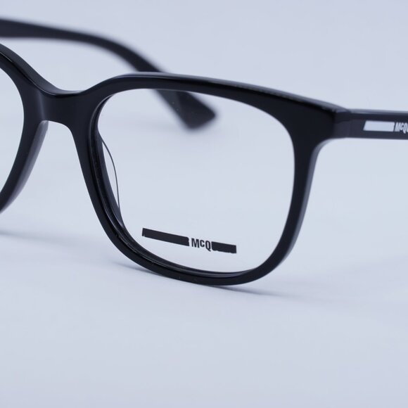 🕶️ New Alexander McQueen MQ0276O 001 Eyeglasses - Black Frame 52mm - Picture 6 of 11